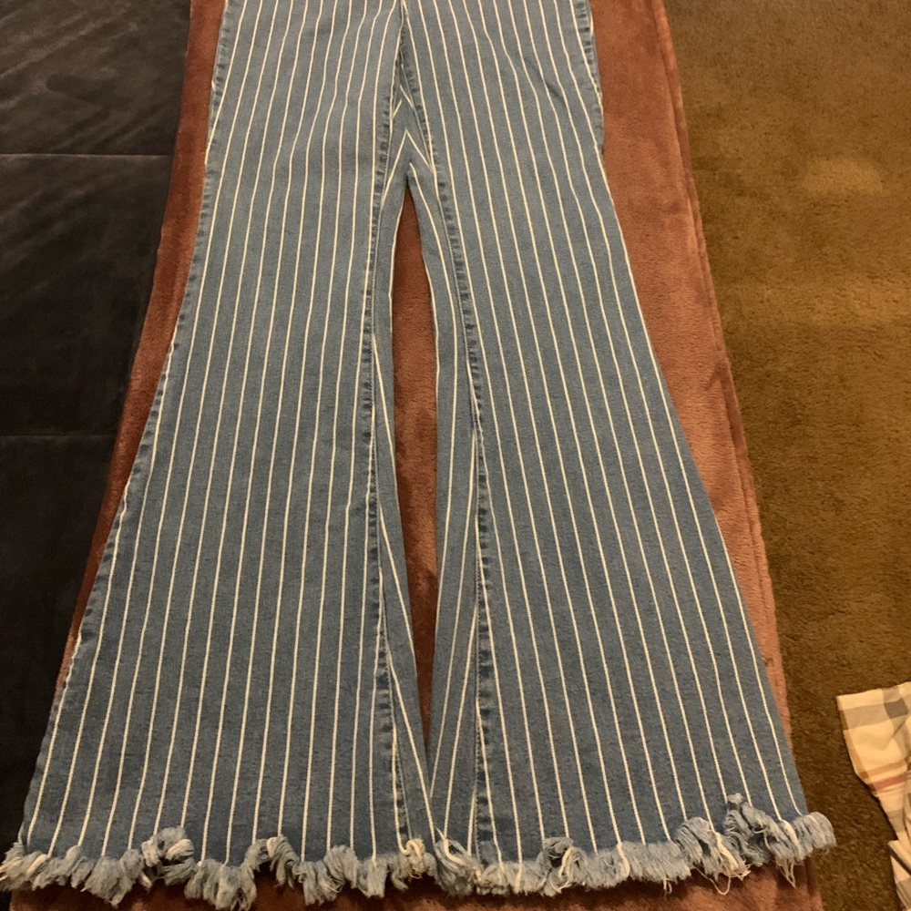 Cello size 11 striped bell bottoms. Worn 2X